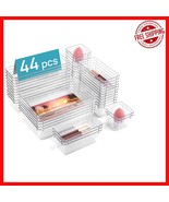 Versatile 4-Size Bathroom &amp; Vanity Drawer Organizers for Neat Space Solu... - $852.39 MXN