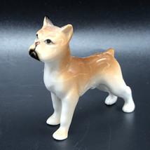 BOXER FIGURINE SCULPTURE vintage porcelain puppy dog hagen renaker miniature pup - £15.73 GBP