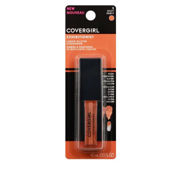 Covergirl Exhibitionist Liquid Glitter Eyeshadow #5 Gilty Party - $6.52