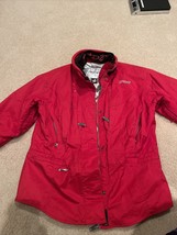 Spyder Ski Jacket, Woman&#39;s, Size 12, Red 12, Lots of Pockets - £40.41 GBP