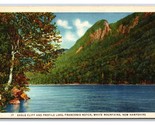 Eagle Cliff and Profile Lake Frankonia Notch New Hampshire NH LInen Post... - £1.54 GBP