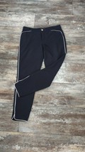 IVANKA TRUMP Slim Ankle Length Pants 30&quot; Black Zipper Size 6 - £16.17 GBP