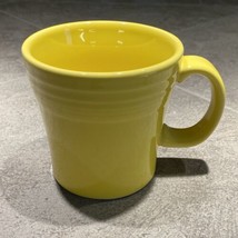 Fiesta Fiestaware Homer Laughlin Daffodil Yellow Tapered Mug Coffee Cup - $15.79