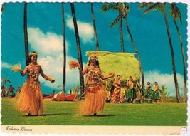 Postcard Tahitian Dancers Kodak Hula Show Kapiolani Park Hawaii - $2.99