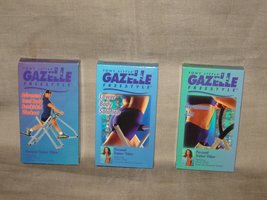 Set of 3 Tony Little&#39;s Gazelle Freestyle Personal Trainer VHS Videos, Awesome Ab - £23.36 GBP