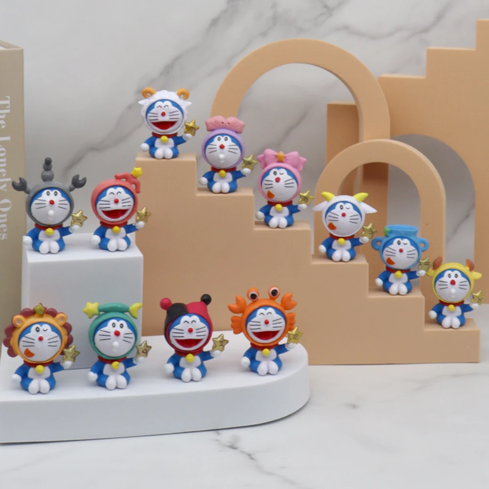 Sporting Doraemon Anime Figure Blind Box Q Version Desktop Ornament Collect Surr - £23.87 GBP