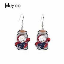 2021 New Tokyo Ghoul Anime Epoxy Dangle Earrings Kaneki Ken Touka Kamishiro Rize - £6.80 GBP