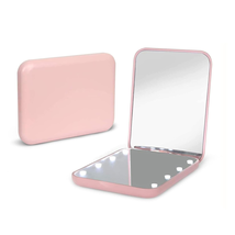 Pocket Mirror, 1X/3X Magnification LED Compact Travel Makeup Mirror with... - £9.25 GBP