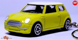 Rare Keychain Yellow White Bmw Mini Cooper New Custom Ltd Edition Great Gift - £29.90 GBP