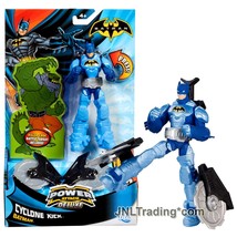 Year 2011 DC Batman Power Attack Deluxe 6 Inch Figure - Cyclone Kick BATMAN - $39.99