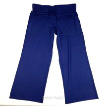 Elizabeth &amp; Clarke Straight-Leg WaistShape Pant Navy Size XL A382694 - $15.81