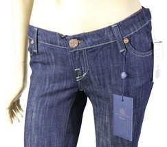 New Rock &amp; Republic Tyler Maternity J EAN S 28 Stretch Varnish Blue Made In Usa ! - £33.08 GBP