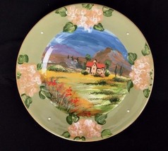 Lesal Ceramics Hand Crafted Scenic Landscape Lisa Lindberg Platter Charg... - £59.54 GBP