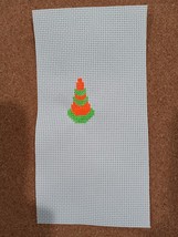 Completed Witch Hat Halloween Finished Cross Stitch - £3.59 GBP