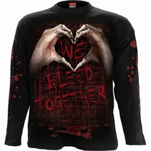 spiral direct we bleed together men t shirt long sleeve gothic apparel new  - £16.47 GBP