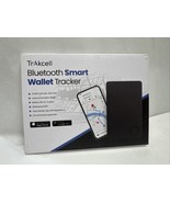 Trakcell Bluetooth Thin Smart Wallet Tracker Card Item Finder Smart Black - $16.04