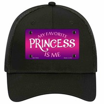 My Favorite Princess Is Me Novelty Black Mesh License Plate Hat - £22.80 GBP