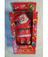 COCA COLA COKE Christmas Santa Bicycle Playing Cards Collectors Tin 2 Decks NEW - £14.12 GBP