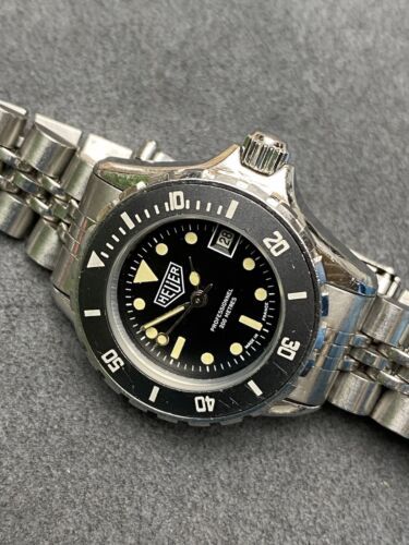 Primary image for  Heuer 756 Automatic 28mm Ladies Womens 1000 diver Bo Derek Made In France 844