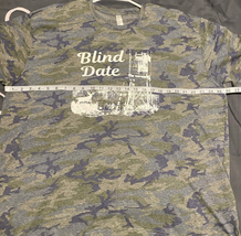 Live & Tell Apparel Camo Blind Date Tee NWT XXL Green, Navy, Gray image 3