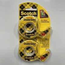 Scotch Double Sided Tape, Permanent, 1/2 in x 400 in 2 Dispensers - $9.49