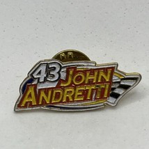 John Andretti #43 Racing Team Race Car Driver NASCAR Enamel Lapel Hat Pin - $11.95