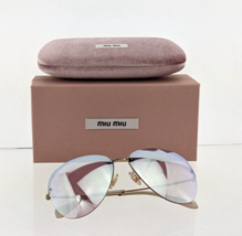 Brand New Authentic Miu Miu Smu 53P Zvn - 4L2 Sunglasses Gold SMU53P Frame - £133.08 GBP