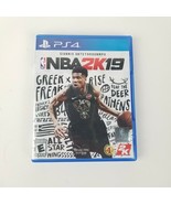 NBA 2K19 Giannis Antetokounmpo Cover (PlayStation 4 PS4, 2018) Tested Co... - £2.09 GBP