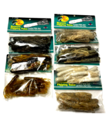 Mixed Lot of 7 Packages of 4&quot; Bass Pro Shop Magnum Flipping Tubes Loaded... - $39.59