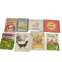Set of 8 Vintage 1960s &amp; 70s Children&#39;s Books Bambi Troll Music Berensta... - £24.20 GBP