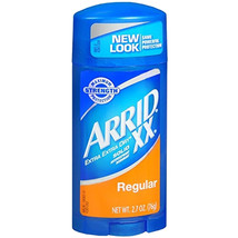 New Arrid XX Regular Extra Extra Dry Solid Antiperspirant Deodorant Regular 2.7 - $8.49