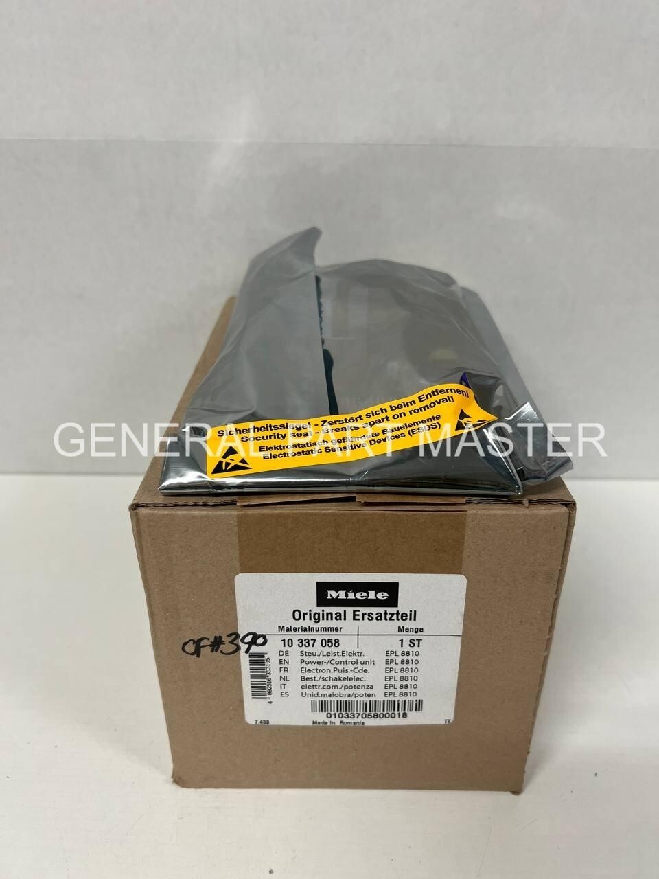GENUINE OEM Miele Power-/Control unit EPL 8810 10337058 - $594.00