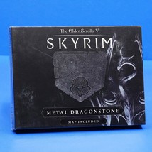 The Elder Scrolls V 5 Skyrim Metal Dragonstone Replica Figure Map Limited - £61.66 GBP