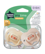 Tommee Tippee Anytime Orthodontic Soothers 0-6m 2 Pack - €65,30 EUR