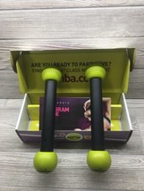 ZUMBA Fitness Body Shaping System Toning Sticks Shakers 1lb Hand Weights W Guide - £11.86 GBP