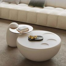 Modern Minimalist Round Coffee Table - £1,438.43 GBP