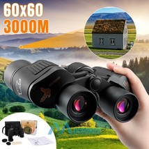 60X60 Binoculars With Day Night Vision Porro Prism High Power Waterproof + Case - $67.99