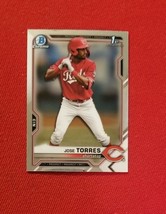 2021 Bowman Draft Chrome Jose Torres 1ST Bowman #BDC-125 Free Shipping - £1.56 GBP