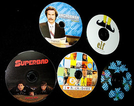 Lot Of 5 Digital PressKits -CD Photos- ANCHORMAN, SUPERBAD, ELF, HUCKABE... - $9.85