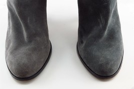 Michael Kors Boot Sz 8 M Long Almond Toe Gray Leather Women - £19.92 GBP