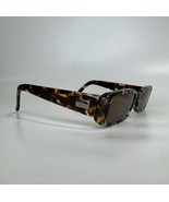 Frames Only Gucci Sunglasses 1998 Vintage Brown Tortoise Rectangle GG 24... - $3,792.87 MXN
