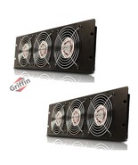 Rackmount Cooling Fan (2 PACK) by GRIFFIN - 3U Ultra-Quiet Triple Exhaus... - $97.95