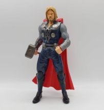 2011 Hasbro Marvel Avengers Mighty Battlers Hammer Slinging Thor Action Figure - £8.37 GBP