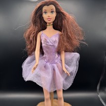 Disney Princess Mattel Doll Blonde Purple Dress Tall 11“ Inches - £4.43 GBP