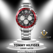 Tommy Hilfiger Men Analogue Quartz Stainless Steel Grey Dial 46mm Watch 1791122 - £97.19 GBP