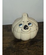 Vintage 1970s Anthropomorphic Ceramic Vented Garlic Keeper  - £42.04 GBP