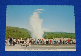 Brand New Vintage Old Faithful Geyser Postcard Yellowstone National Park Wyoming - £3.92 GBP