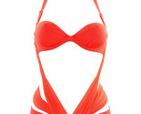 AGENT PROVOCATEUR Womens Swimwear One Piece Strappy Orange Size UK 34B - £114.99 GBP