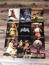 1995 Fleer Ultra Power Rangers Movie Sample Promo Uncut 9-Card (7x10) Sheet - $3.99