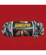 Lion Brand Homespun Yarn 366 Metropolis Lot 0105 Crochet Knitting Black ... - $8.59